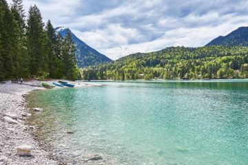 Radtour Bayern: von Garmisch nach Kochel und vorbei an dem Walchensee - Seen in Bayern