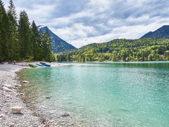 Radtour Bayern: von Garmisch nach Kochel und vorbei an dem Walchensee - Seen in Bayern