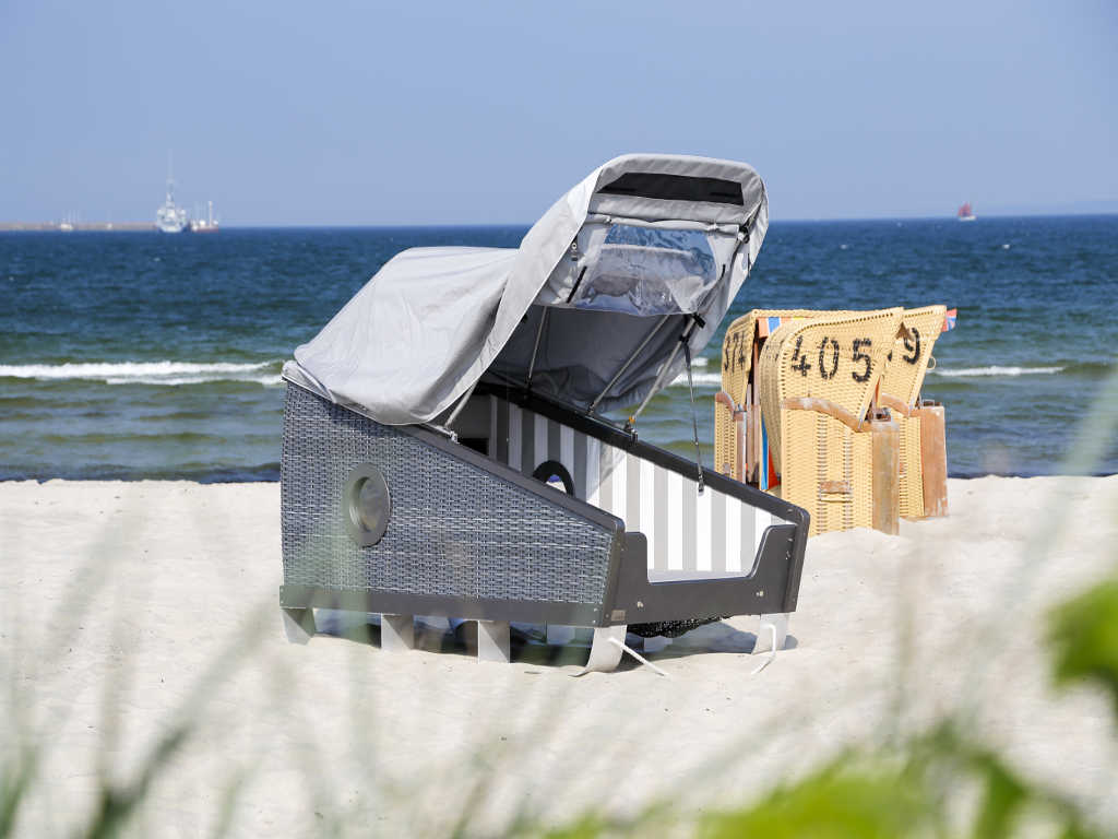 Schlafstrandkorb © Eckernförde Touristik & Marketing GmbH Schlafstrandkorb © Eckernförde Touristik & Marketing GmbH