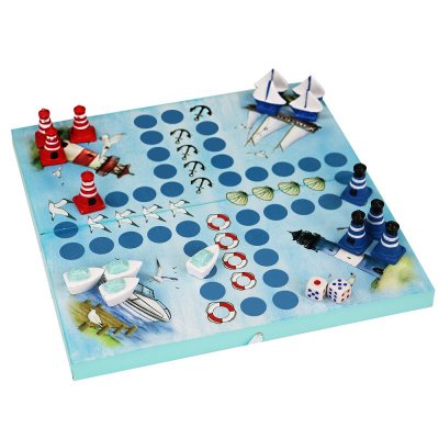 Würfelspiel Leuchtturm Boote ©Nordsee Onlineshop