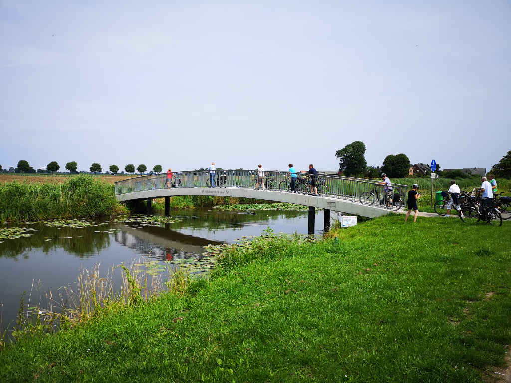 Marschland - Ausflug nach Glückstadt - Fahrradtour auf den Glücksrouten (280) Radtour Glückstadt -Marschland