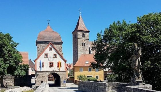 Radtour im Altmühltal - Altmühlbrücke Ornbau