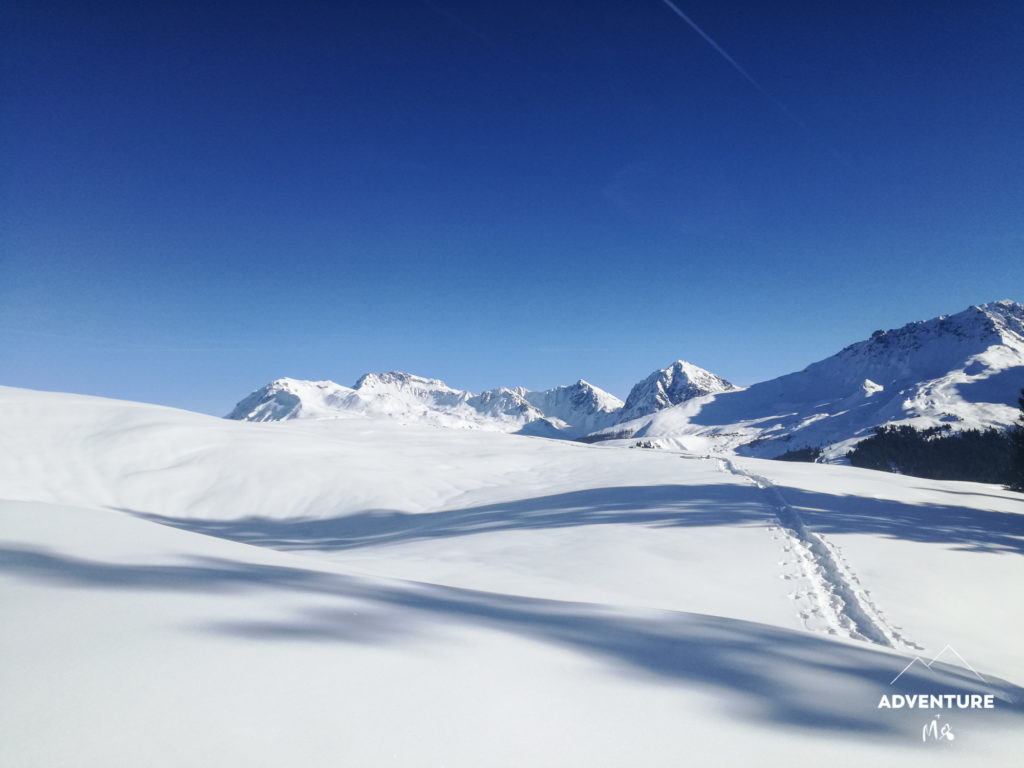 Landschaft auf der Schneeschuhwanderung ©Kids,Adventure & More