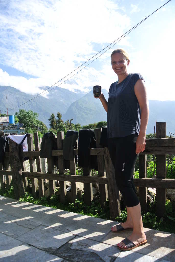 Marina Schütt vom MS WellTravel Reiseblog auf dem Poon Hill Trek