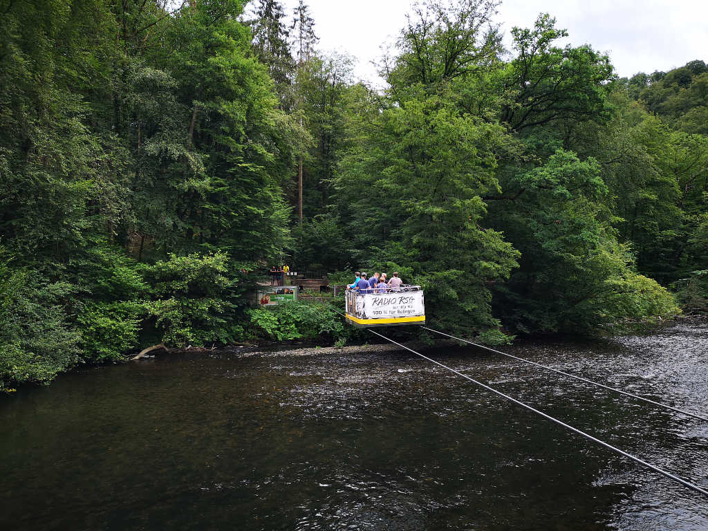 Draisinenfahrt über die Wupper