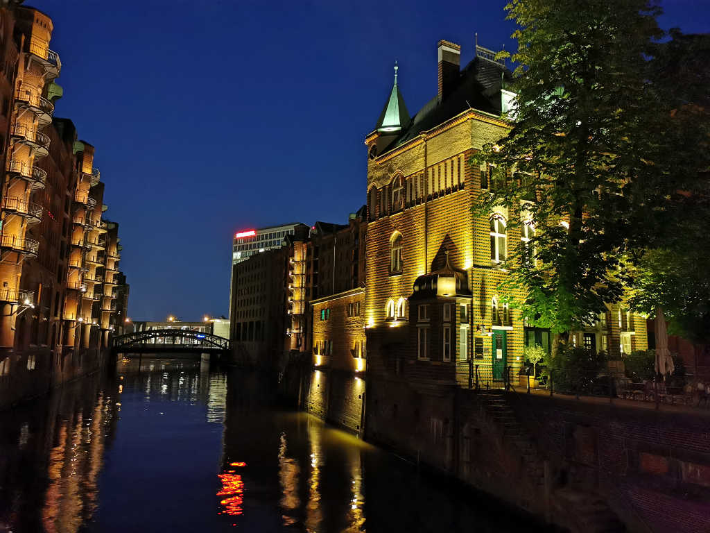 Speicherstadt am Abend