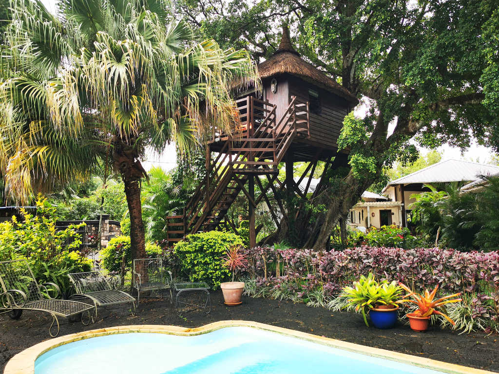 Unterkünfte Mauritius Hoteltipps Tree Lodge Baumhaus Zuckerrohrplantage an der Ostküste