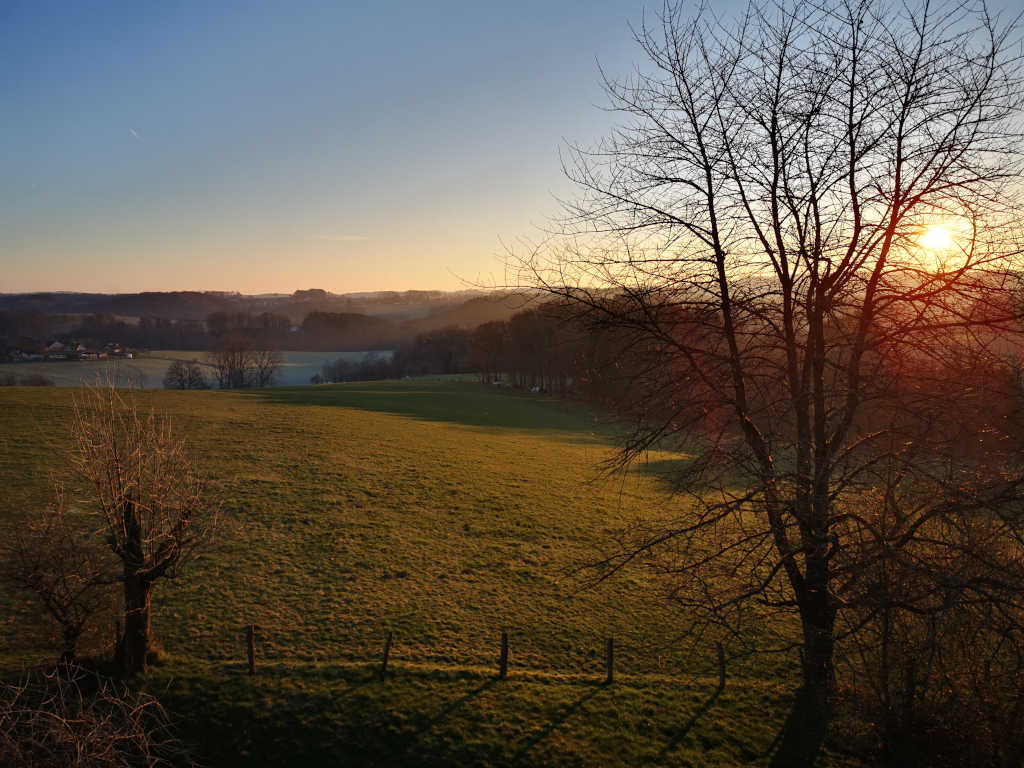 Sonnenaufgang im Bergischen