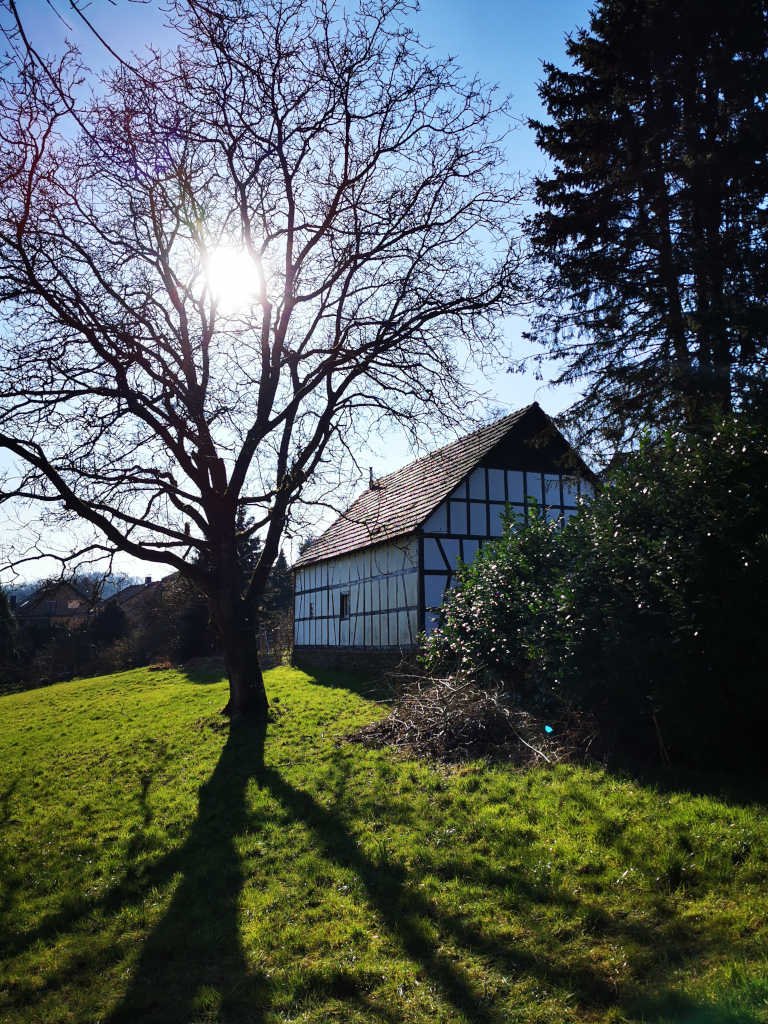 Fachwerkhäuser beim Spaziergang