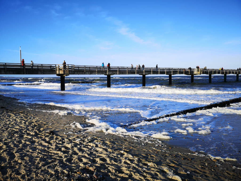 Ausflugsziele im Winter - Heiligendamm Winterspaziergang am Strand