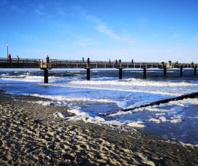 Ausflugsziele im Winter - Heiligendamm Winterspaziergang am Strand