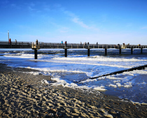 Ausflugsziele im Winter - Heiligendamm Winterspaziergang am Strand