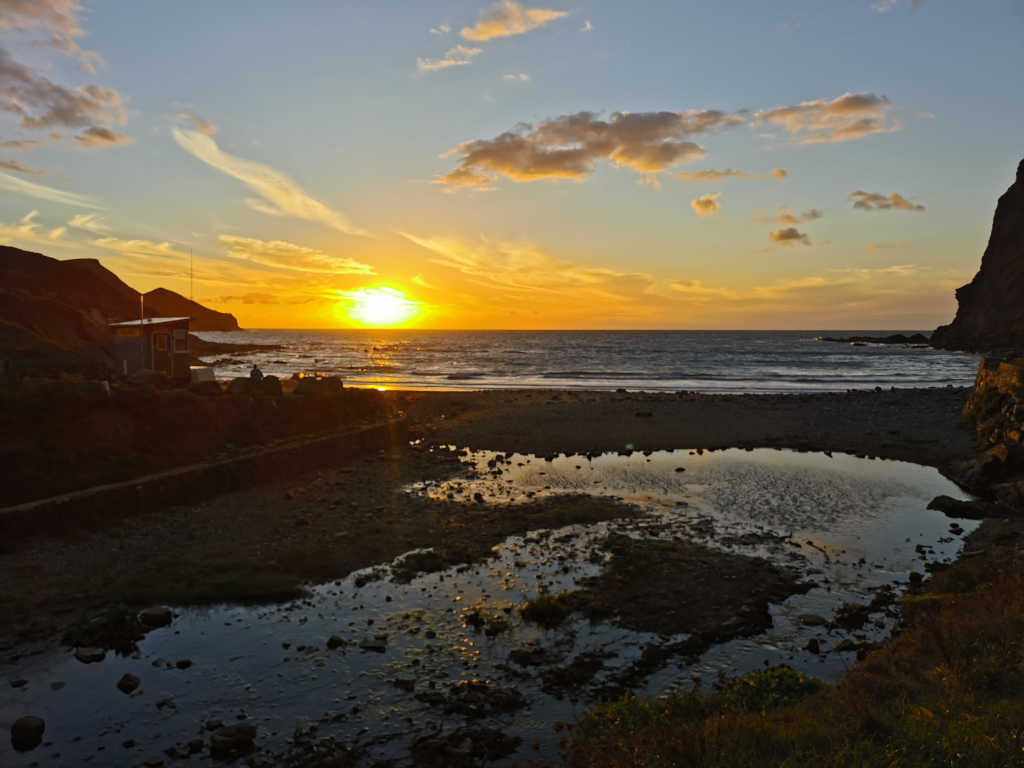 Sonnenuntergang in der Nähe von Jacobstow