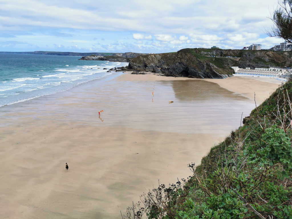 Newquay Strandspaziergang