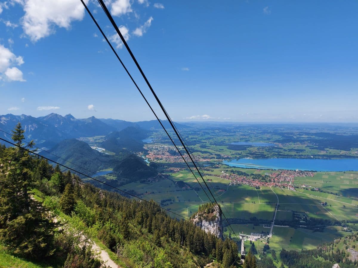 Blick vom Tegelberg ©hikingthealps Blick vom Tegelberg ©hikingthealps