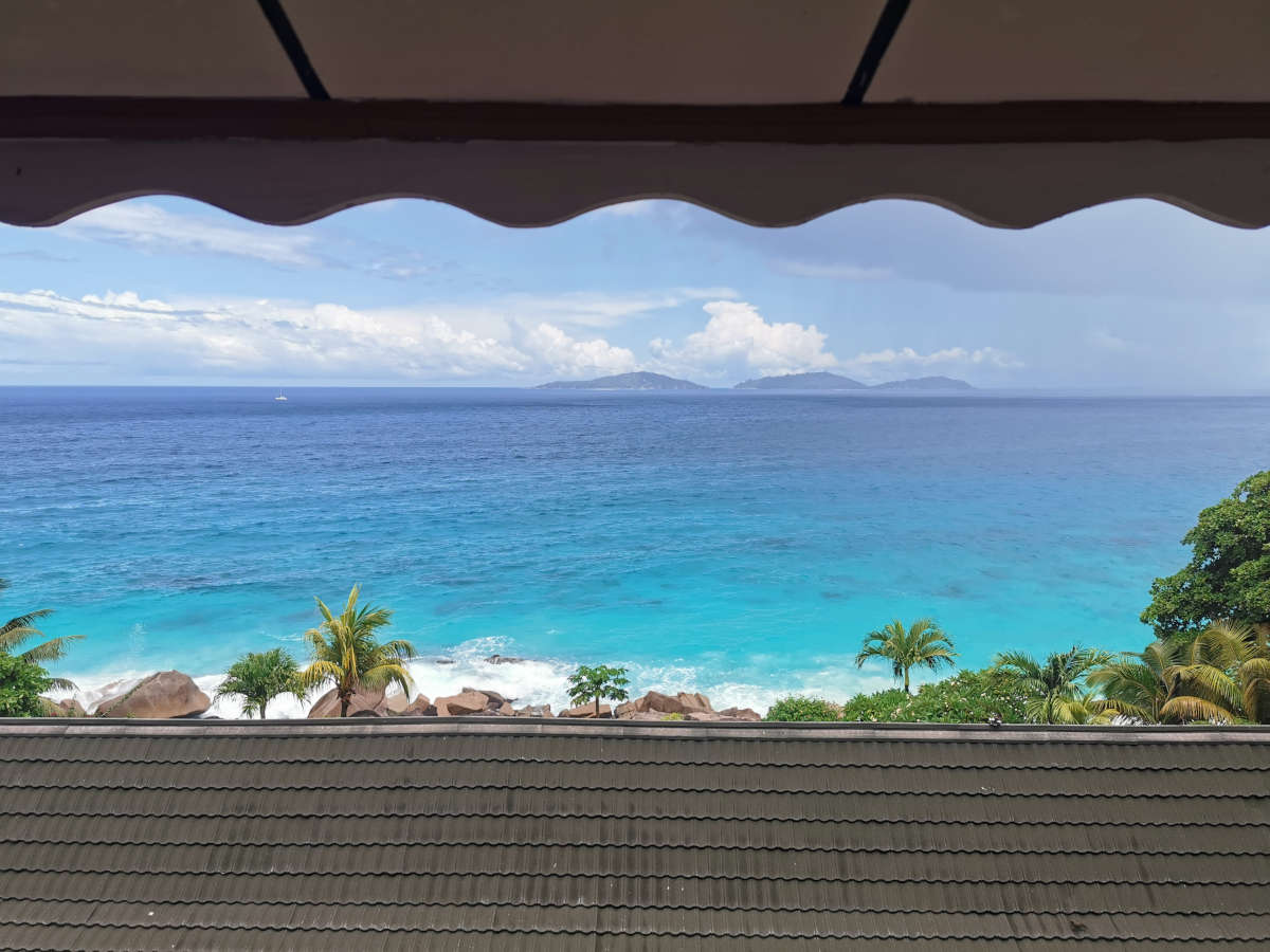 Hotelausblick vom Balkon