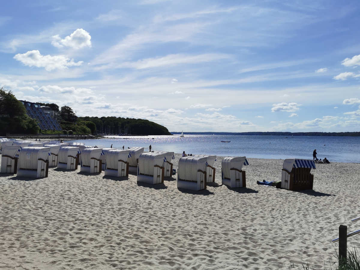 Sehr beliebt die Strandkörbe