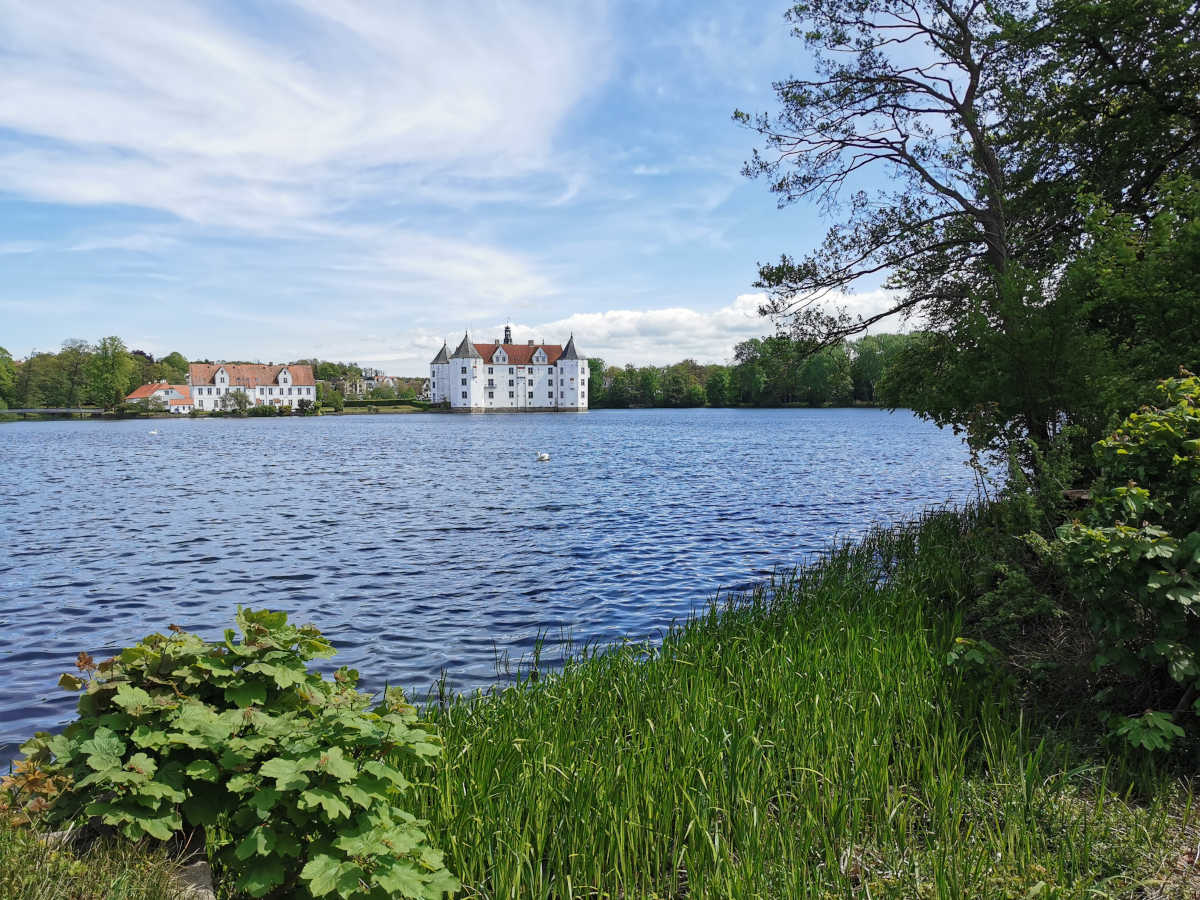 Blick aus das Schloss