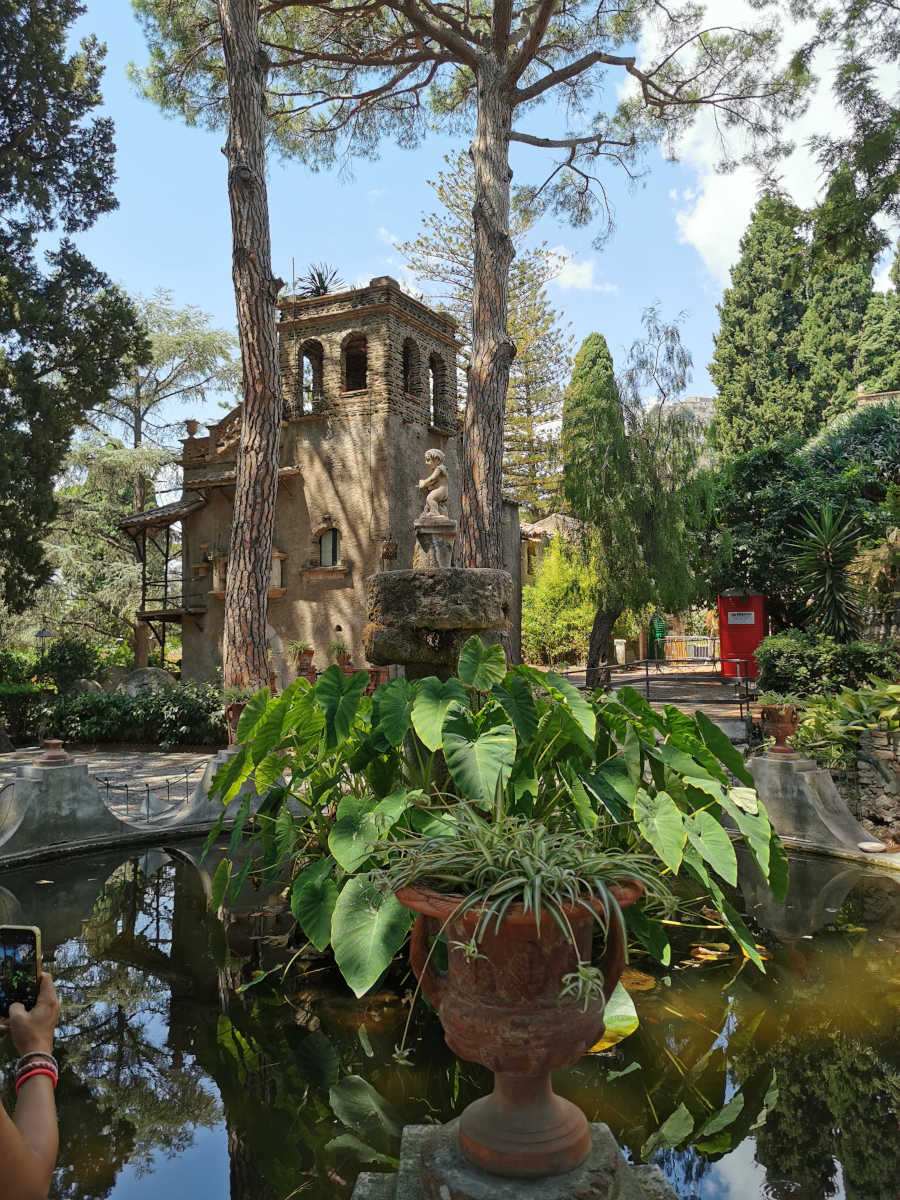 Stadtgarten in Taormina