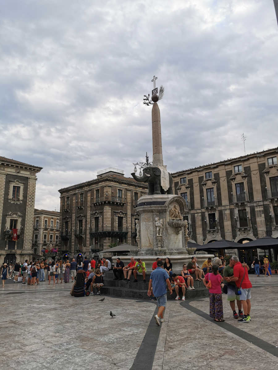 Der Elefantenbrunnen in Catania